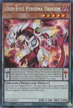 Image of Odd-Eyes Persona Dragon [BLCR-EN074] Secret Rare