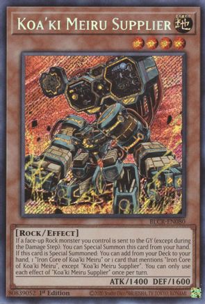 Image of Koa'ki Meiru Supplier [BLCR-EN080] Secret Rare