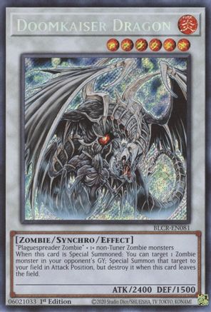 Image of Doomkaiser Dragon [BLCR-EN081] Secret Rare