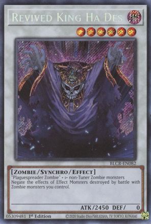 Image of Revived King Ha Des [BLCR-EN082] Secret Rare