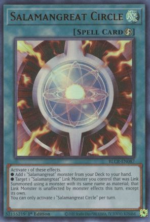 Image of Salamangreat Circle [BLCR-EN087] Ultra Rare