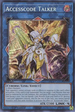 Image of Accesscode Talker [BLCR-EN093] Secret Rare