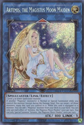 Image of Artemis, the Magistus Moon Maiden [BLCR-EN095] Secret Rare