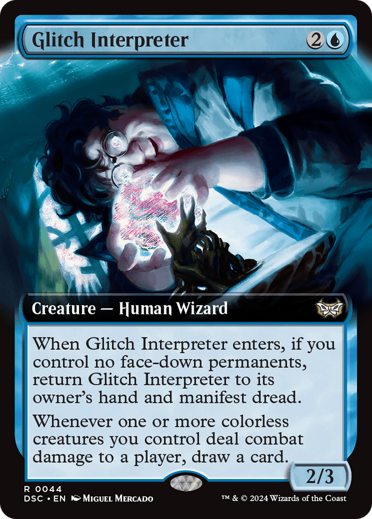 Image of Glitch Interpreter (Extended Art) [Duskmourn: House of Horror Commander]