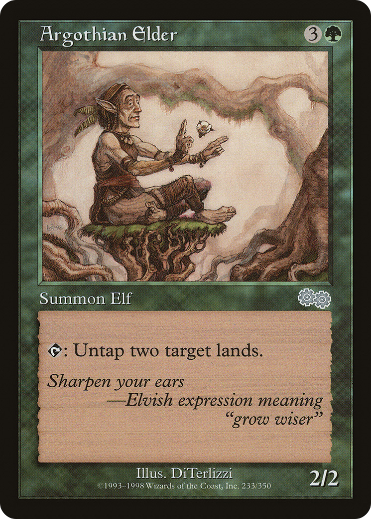 Image of Argothian Elder [Urza's Saga]