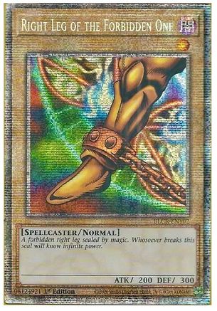 Image of Right Leg of the Forbidden One [BLCR-EN102] Starlight Rare