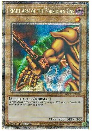 Image of Right Arm of the Forbidden One [BLCR-EN104] Starlight Rare