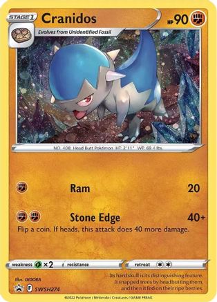 Image of Cranidos (SWSH274) [Sword & Shield: Black Star Promos]