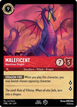 Image of Maleficent - Monstrous Dragon (5) - D23 Promos Holofoil