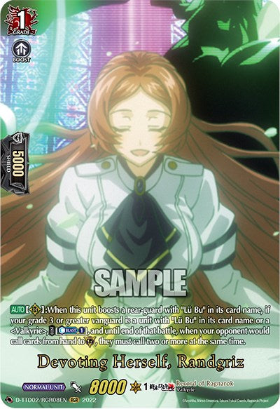 Image of Devoting Herself, Randgriz (D-TTD02/RGR08EN) [Record of Ragnarok]