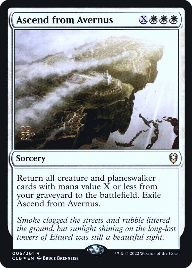 Image of Ascend from Avernus [Commander Legends: Battle for Baldur's Gate Prerelease Promos]