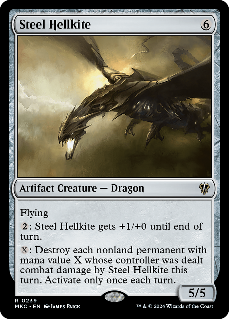 Image of Steel Hellkite [Murders at Karlov Manor Commander]
