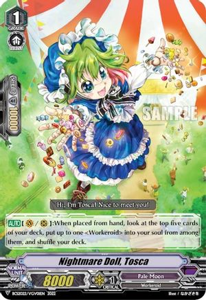 Image of Nightmare Doll, Tosca (BCS2022/VGV01EN) [Bushiroad Event Cards]