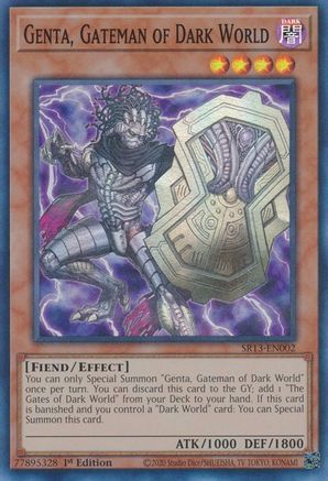 Image of Genta, Gateman of Dark World [SR13-EN002] Super Rare