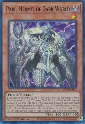 Image of Parl, Hermit of Dark World [SR13-EN003] Super Rare