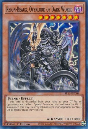 Image of Reign-Beaux, Overlord of Dark World [SR13-EN004] Common