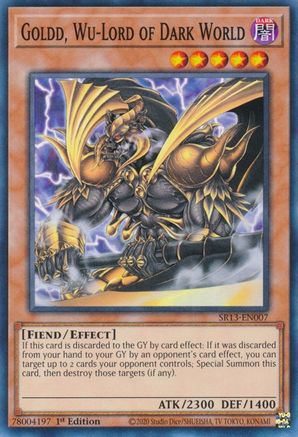 Image of Goldd, Wu-Lord of Dark World [SR13-EN007] Common