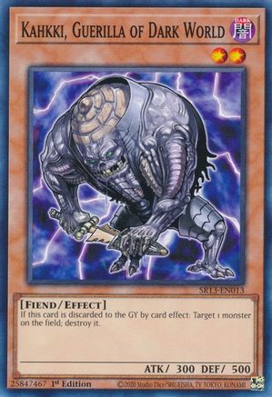 Image of Kahkki, Guerilla of Dark World [SR13-EN013] Common