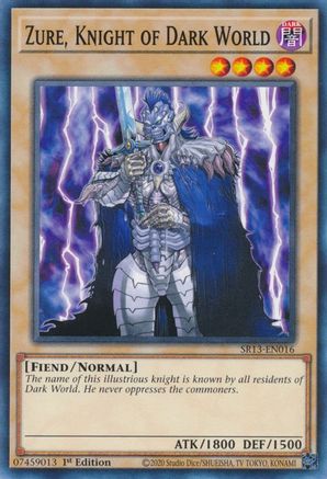 Image of Zure, Knight of Dark World [SR13-EN016] Common