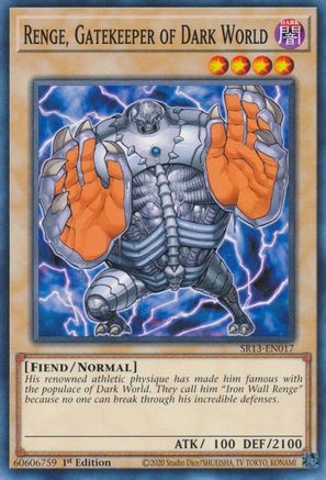 Image of Renge, Gatekeeper of Dark World [SR13-EN017] Common