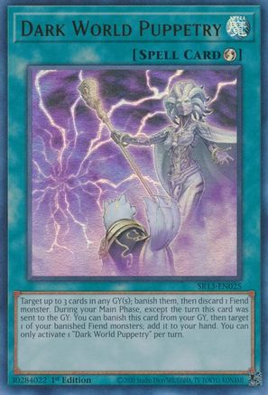 Image of Dark World Puppetry [SR13-EN025] Ultra Rare