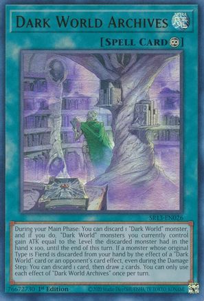Image of Dark World Archives [SR13-EN026] Ultra Rare