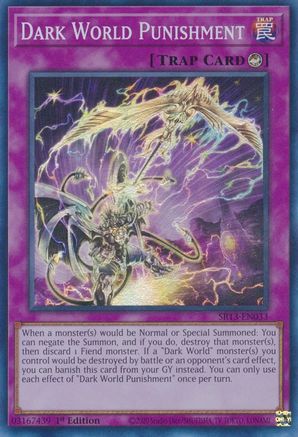 Image of Dark World Punishment [SR13-EN033] Super Rare