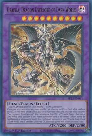 Image of Grapha, Dragon Overlord of Dark World [SR13-EN041] Ultra Rare