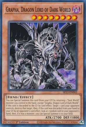 Image of Grapha, Dragon Lord of Dark World [SR13-EN043] Common