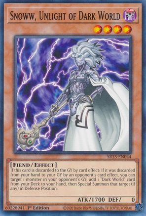 Image of Snoww, Unlight of Dark World [SR13-EN044] Common