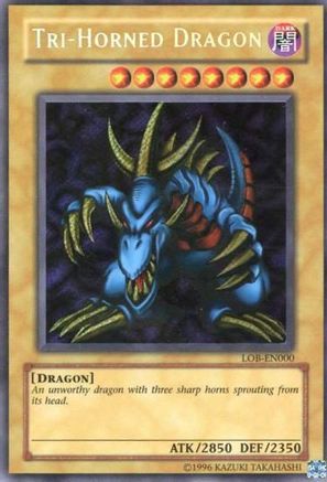 Image of Tri-Horned Dragon [LOB-EN000] Secret Rare