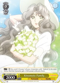 Image of Kinomoto Family (CCS/WX01-019c C) [Cardcaptor Sakura: Clear Card]