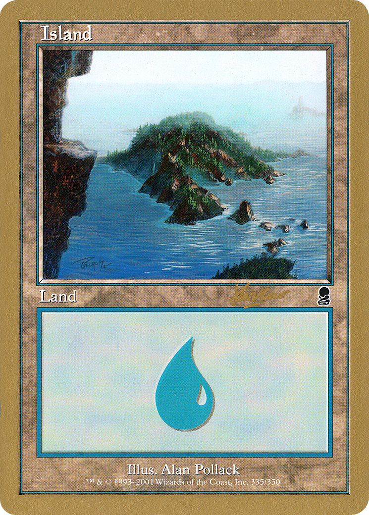 Image of Island (shh335) (Sim Han How) [World Championship Decks 2002]