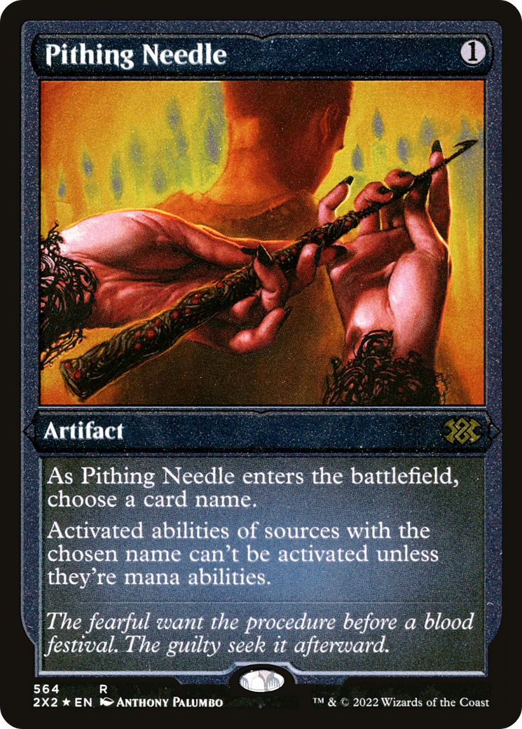 Image of Pithing Needle (Foil Etched) [Double Masters 2022]