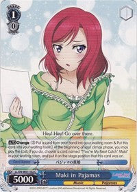 Image of Maki in Pajamas (LL/EN-W01-102 C) [Love Live! DX]