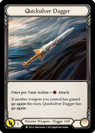 Image of Quicksilver Dagger [LGS112] (Dynasty)  Cold Foil