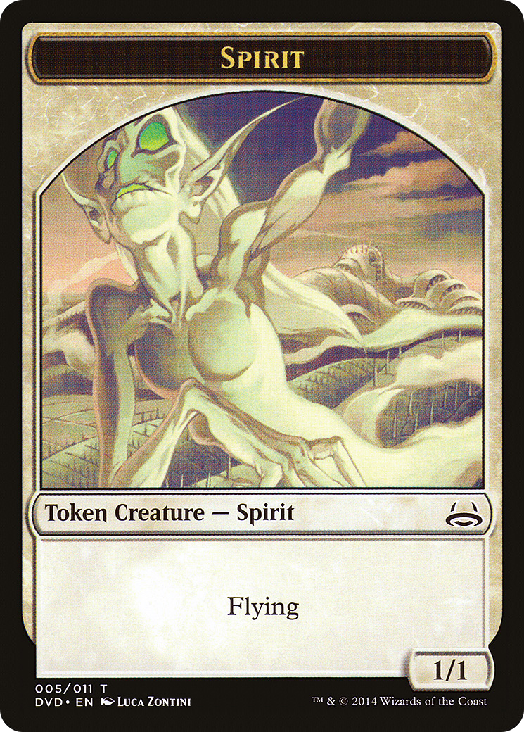 Image of Spirit Token (Divine vs. Demonic) [Duel Decks Anthology Tokens]