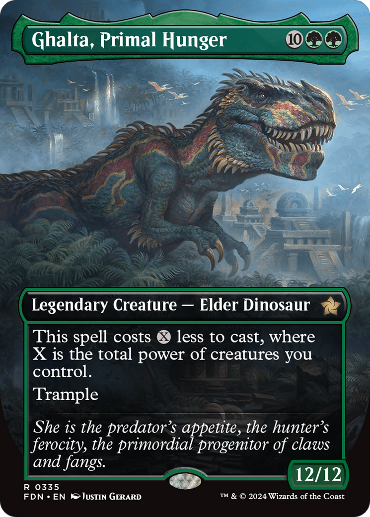 Image of Ghalta, Primal Hunger (Borderless) [Foundations]