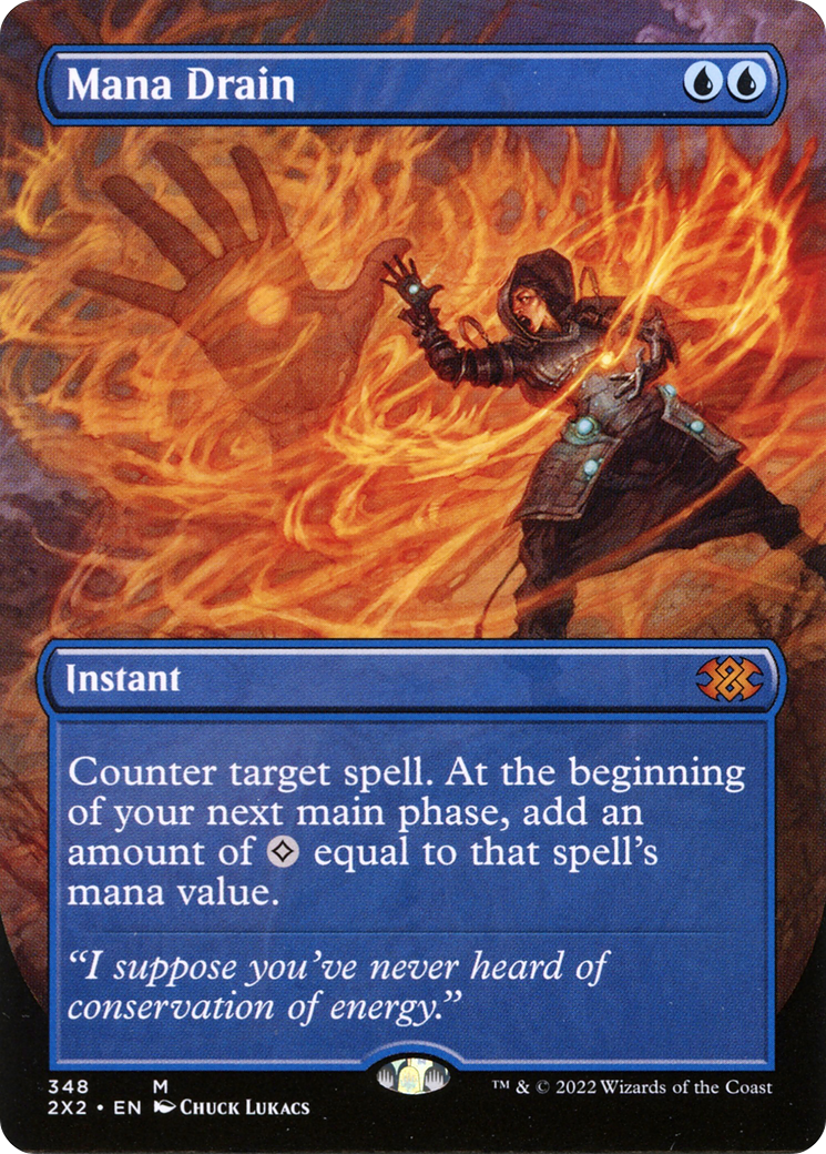 Image of Mana Drain (Borderless Alternate Art) [Double Masters 2022]