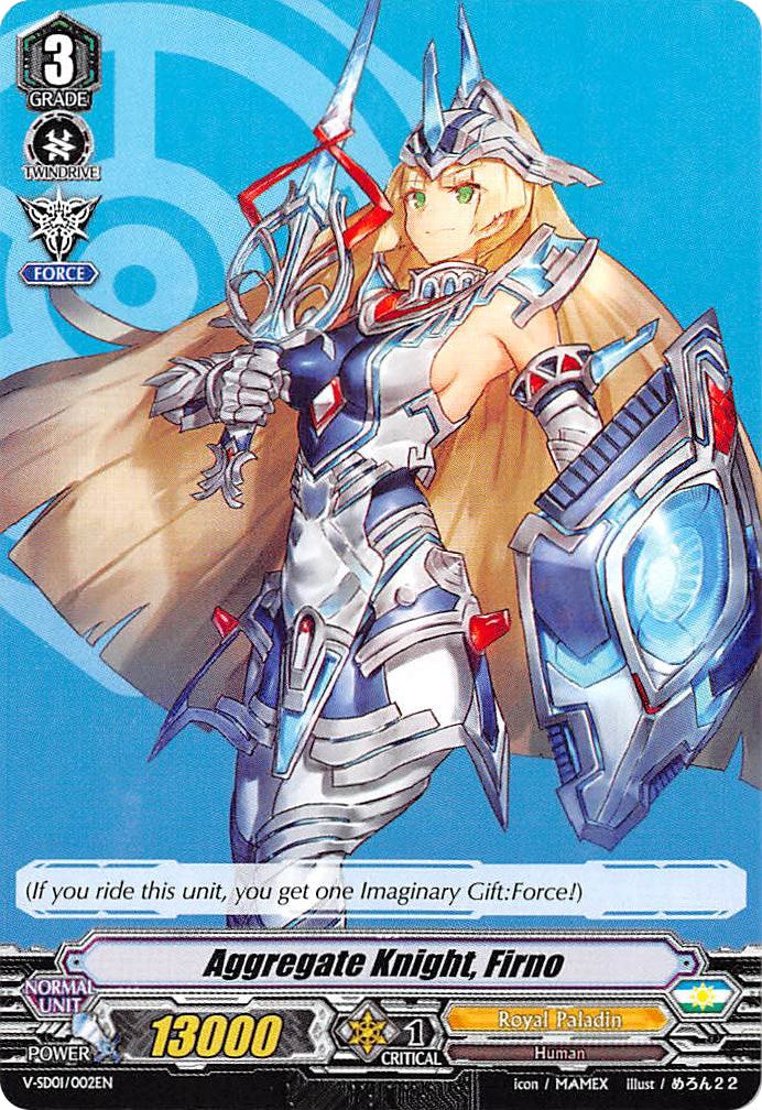 Image of Aggregate Knight, Firno (V-SD01/002EN) [2018 Free Experience Deck 