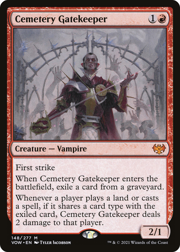 Image of Cemetery Gatekeeper [Innistrad: Crimson Vow]