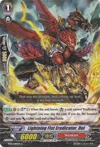 Image of Lightning Fist Eradicator, Dui (BT10/084EN) [Triumphant Return of the King of Knights]