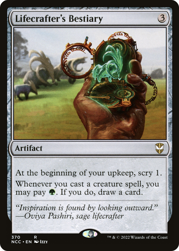 Image of Lifecrafter's Bestiary [Streets of New Capenna Commander]