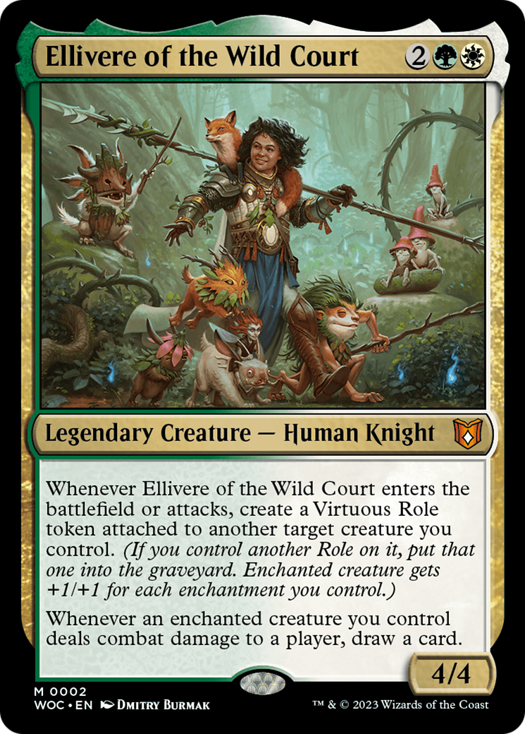 Image of Ellivere of the Wild Court [Wilds of Eldraine Commander]