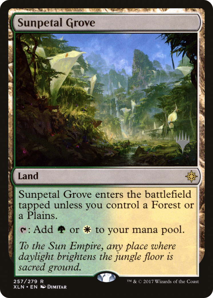 Image of Sunpetal Grove (Promo Pack) [Ixalan Promos]