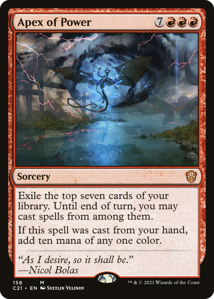 Image of Apex of Power [Commander 2021]