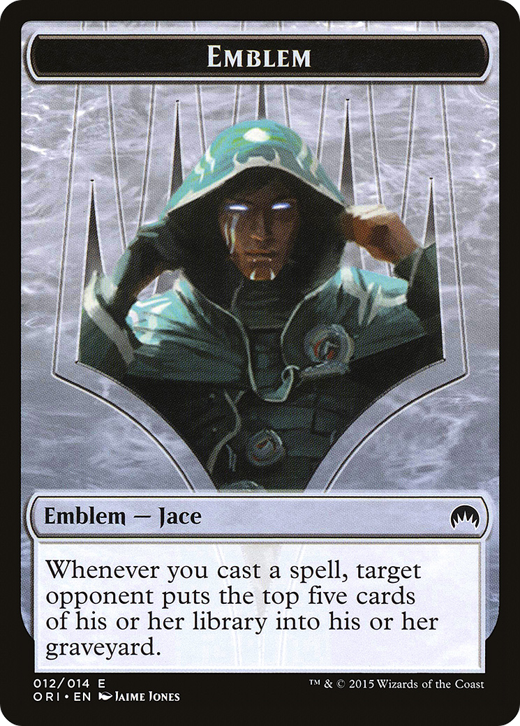Image of Jace, Telepath Unbound Emblem [Magic Origins Tokens]