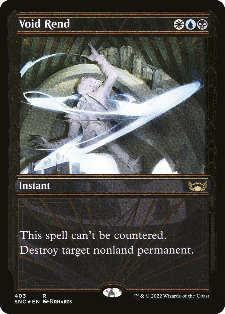 Image of Void Rend (Showcase Golden Age Gilded Foil) [Streets of New Capenna]