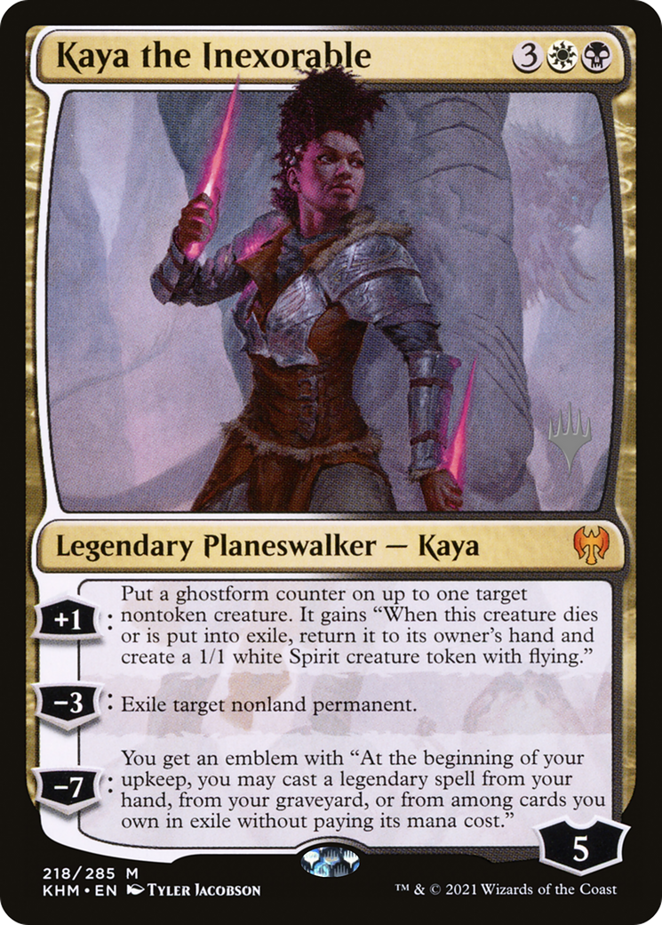 Image of Kaya the Inexorable (Promo Pack) [Kaldheim Promos]