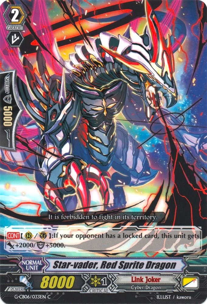 Image of Star-vader, Red Sprite Dragon (G-CB06/033EN) [Rondeau of Chaos and Salvation]